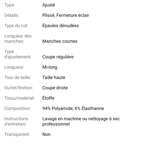 Elegant off the shoulder dress szL - Picture 6 of 6